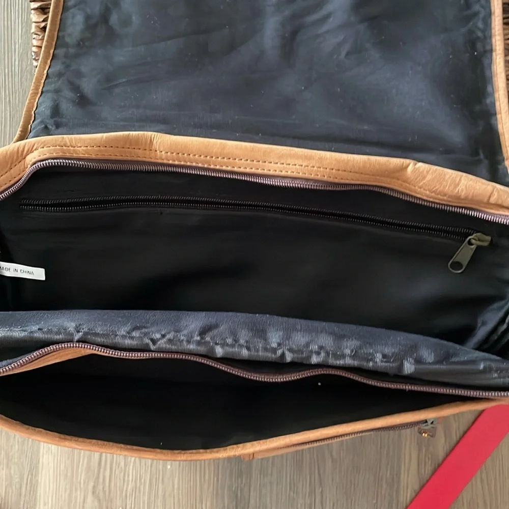 Genuine leather briefcase